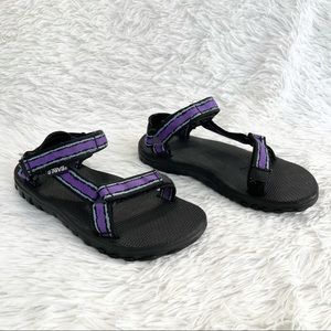 Teva 1536 Purple Black Adjustable Sandals